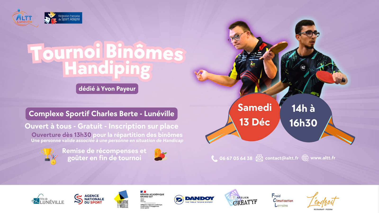 Tournoi HandiPing