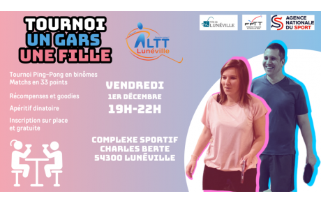 Tournoi Un Gars Une Fille
