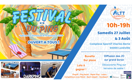Festival du Ping 🏓🎊