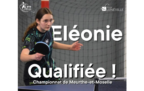 Eléonie Qualifiée !